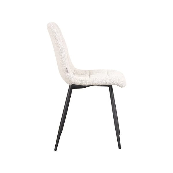 LABEL51 Eetkamerstoel Juul - Naturel - Boucle - Afbeelding 3