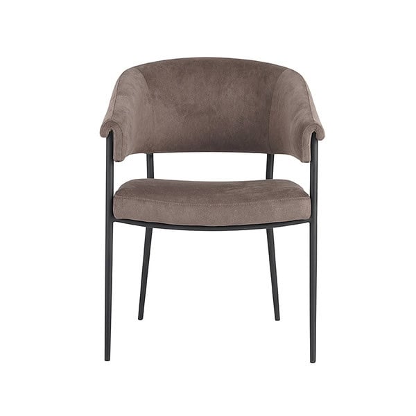 LABEL51 Eetkamerstoel President - Taupe - Cosmo - Afbeelding 2