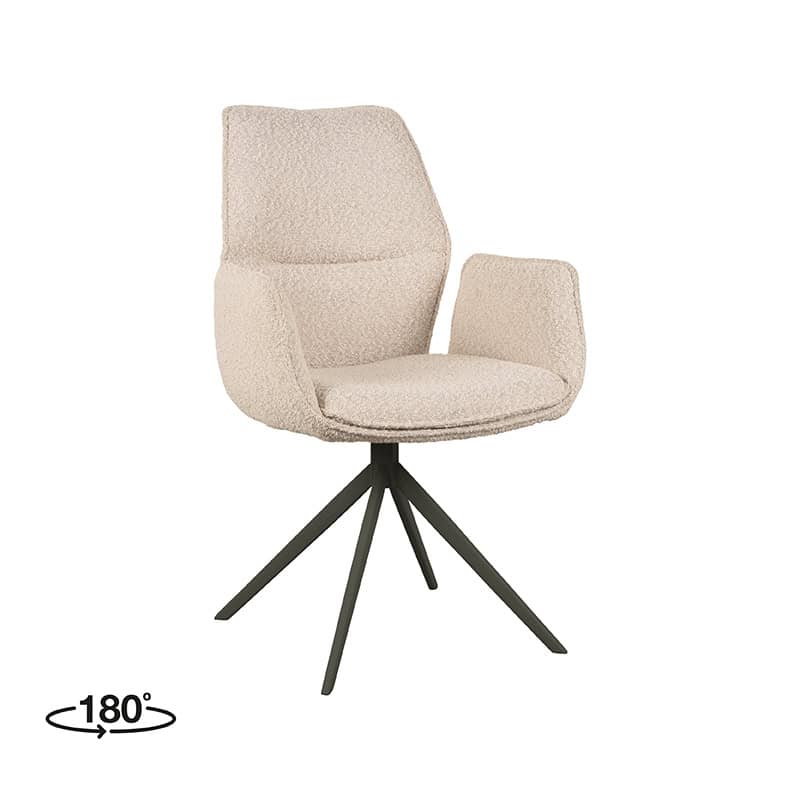 Naturel - Zwart onderstel