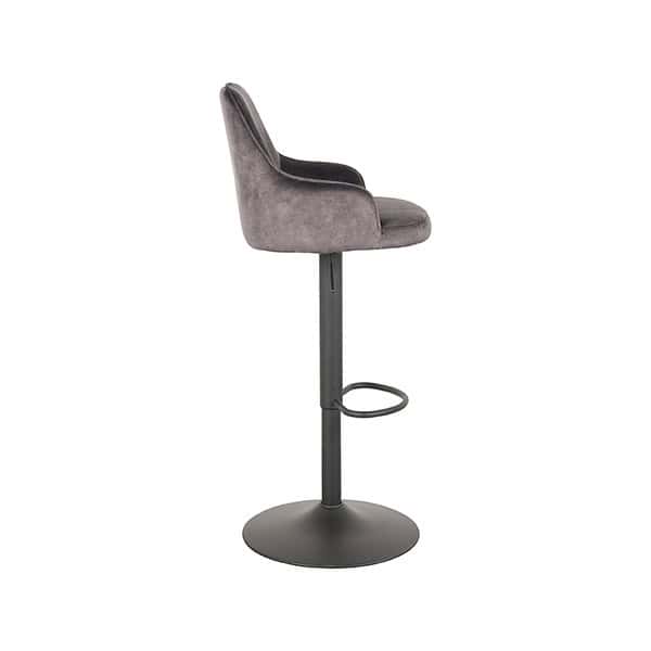 LABEL51 Barkruk Fender - Antraciet - Velours - Afbeelding 5
