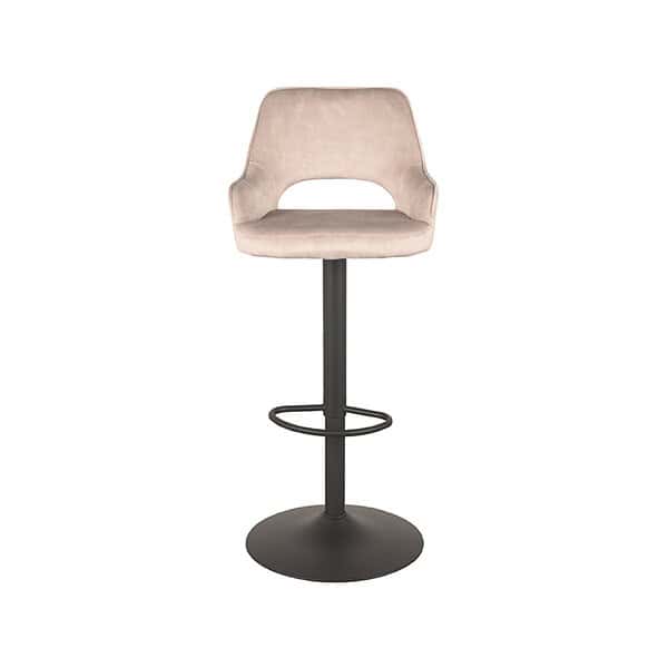 LABEL51 Barkruk Fer - Naturel - Velours - Afbeelding 5