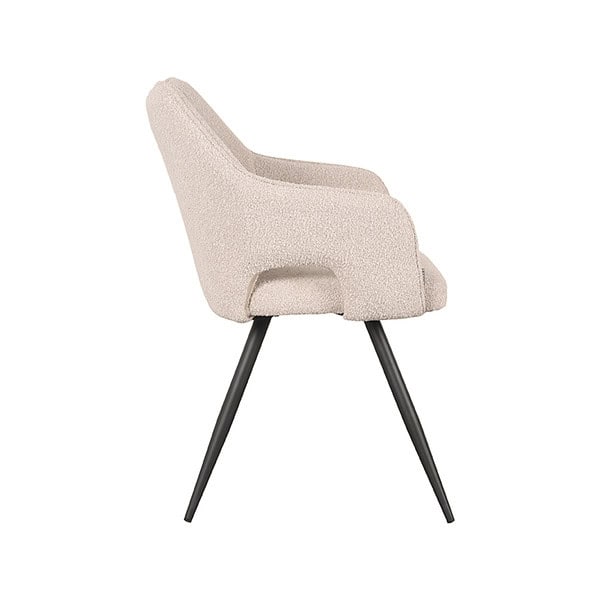 LABEL51 Eetkamerstoel Noud - Naturel - Boucle - Afbeelding 3