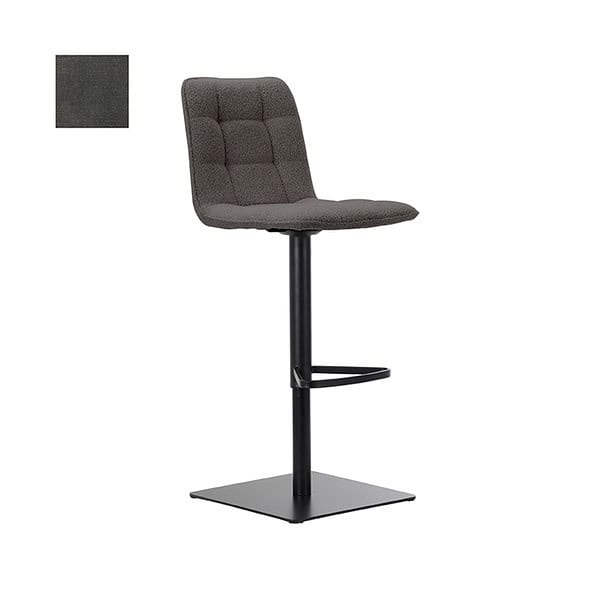 LABEL51 Barkruk Juul - Antraciet - Velours - Afbeelding 2