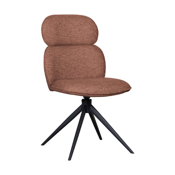LABEL51 Eetkamerstoel Finn - Terra - Boucle - Afbeelding 2