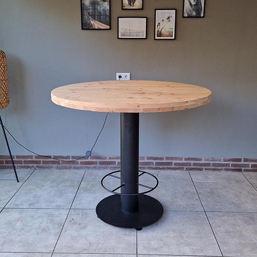 Rond bartafel frame