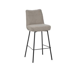 LABEL51 Barkruk Lennon - Naturel - Boucle - Zithoogte 78