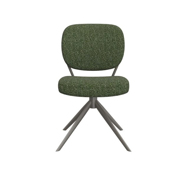 LABEL51 Eetkamerstoel Geneva - Forest - Boucle - Forest Frame - Afbeelding 4