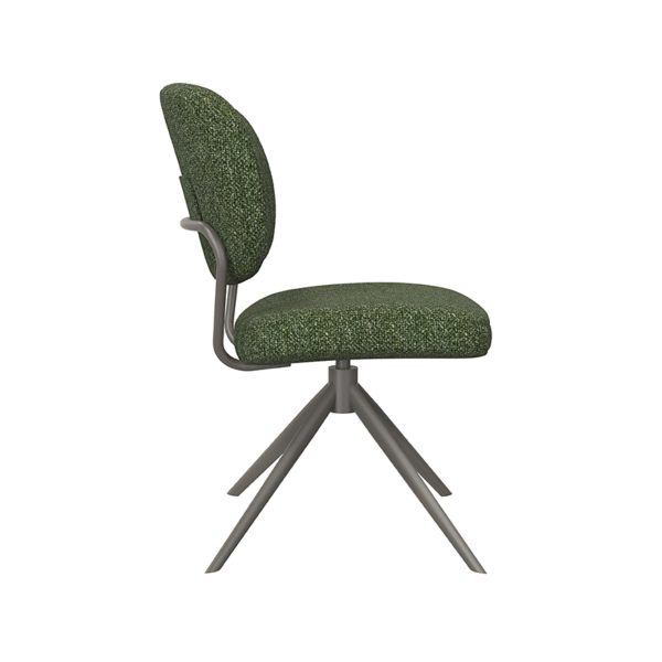 LABEL51 Eetkamerstoel Geneva - Forest - Boucle - Forest Frame - Afbeelding 5
