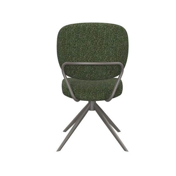 LABEL51 Eetkamerstoel Geneva - Forest - Boucle - Forest Frame - Afbeelding 6