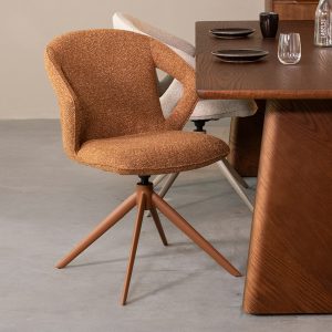 LABEL51 Eetkamerstoel Zurich - Coral - Boucle - Coral Frame