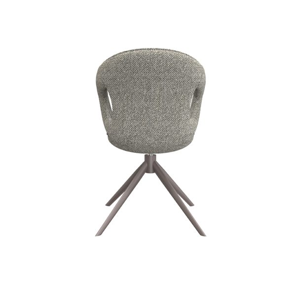 LABEL51 Eetkamerstoel Zurich - Truffel grijs - Boucle - Bronze Frame - Afbeelding 6