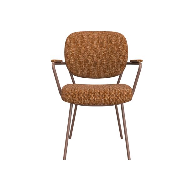 LABEL51 Eetkamerstoel Lausanne - Coral - Boucle - Coral Frame - Afbeelding 3