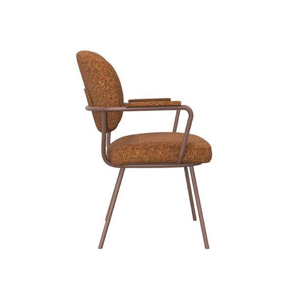 LABEL51 Eetkamerstoel Lausanne - Coral - Boucle - Coral Frame - Afbeelding 4