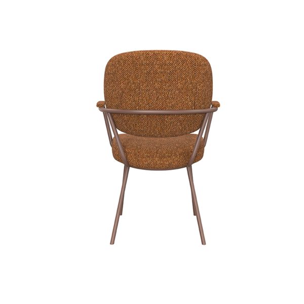 LABEL51 Eetkamerstoel Lausanne - Coral - Boucle - Coral Frame - Afbeelding 5