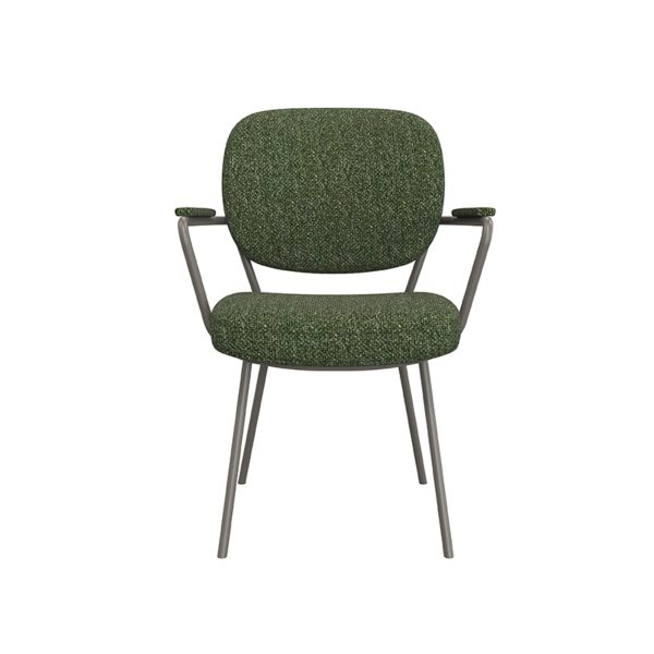 LABEL51 Eetkamerstoel Lausanne - Forest - Boucle - Forest Frame - Afbeelding 3