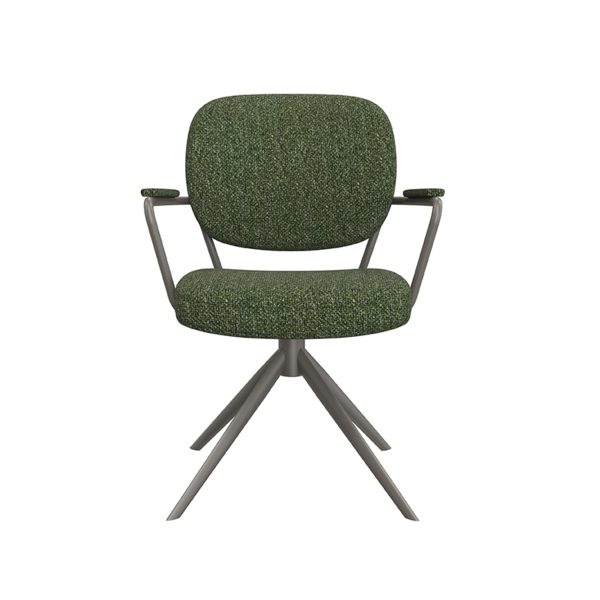 LABEL51 Eetkamerstoel Basel - Forest - Boucle - Forest Frame - Afbeelding 4