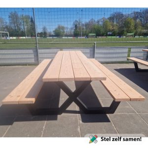 Picknicktafel X-model