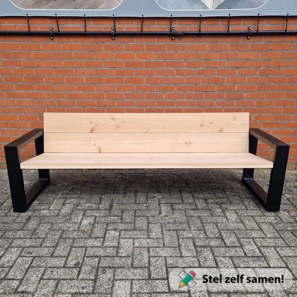 Buitenbank-douglas-hout-recht