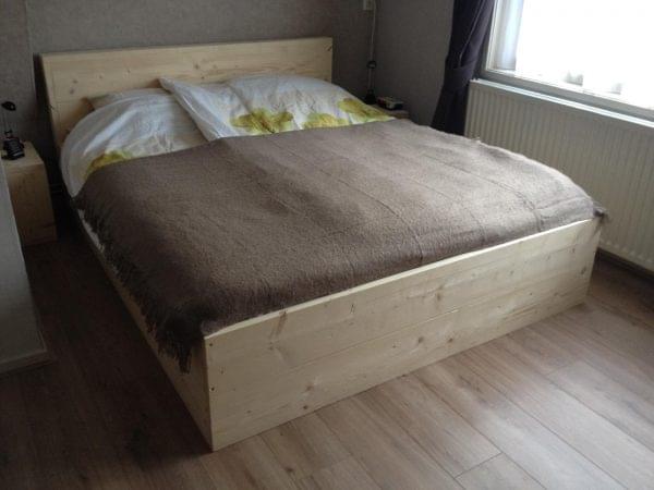 Bedombouw steigerhout.
