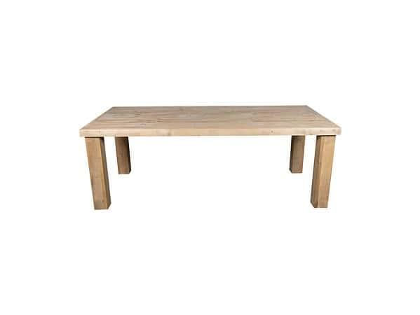 Steigerhouten tafel.