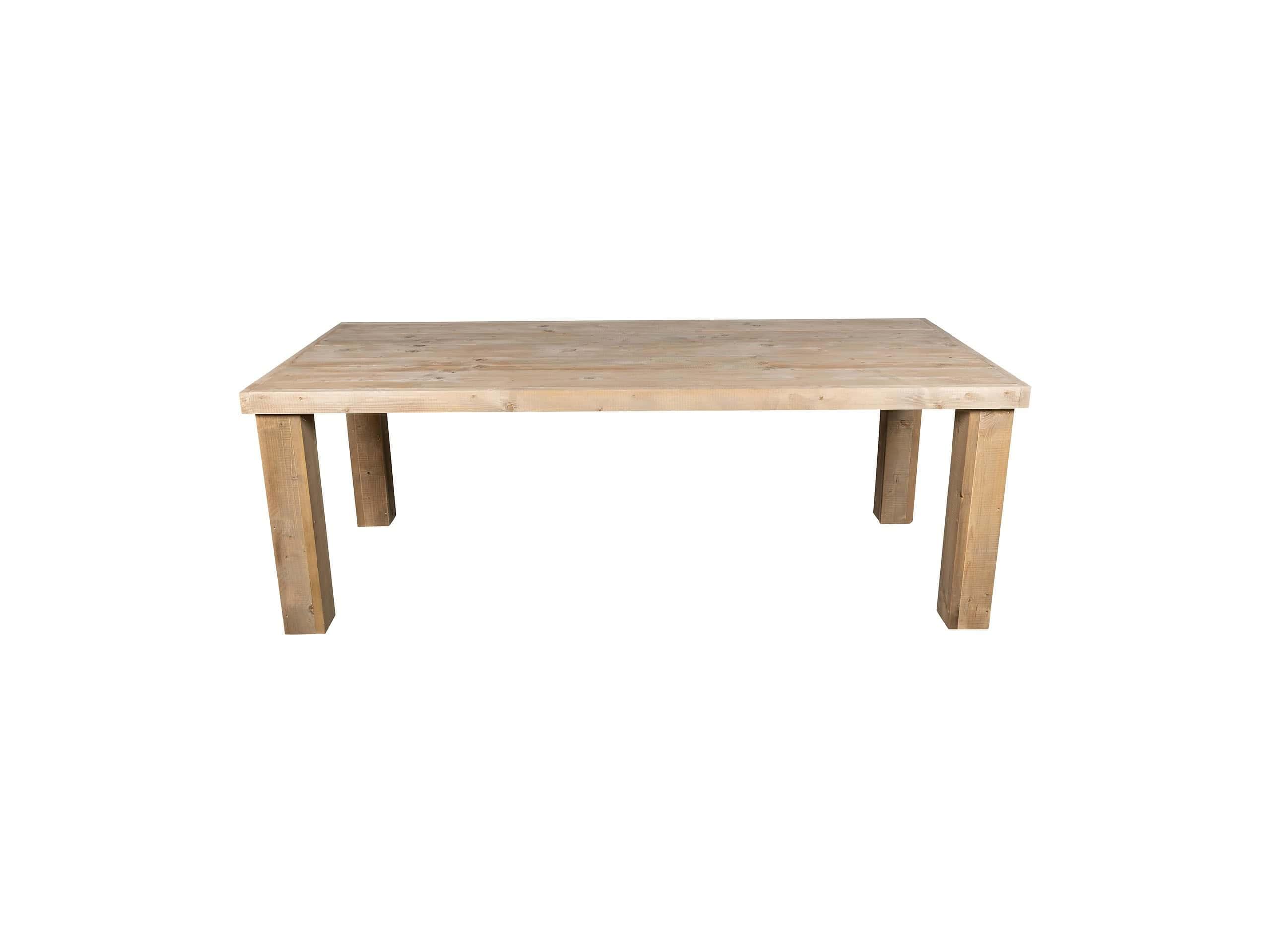 Steigerhouten tafel.