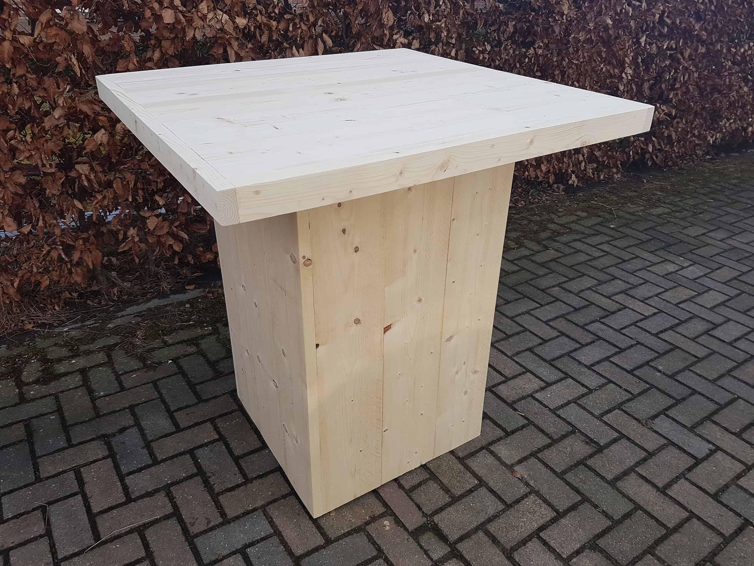 Steigerhouten bartafel.
