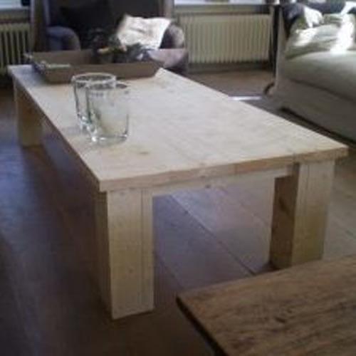Steigerhouten salontafel - Afbeelding 5
