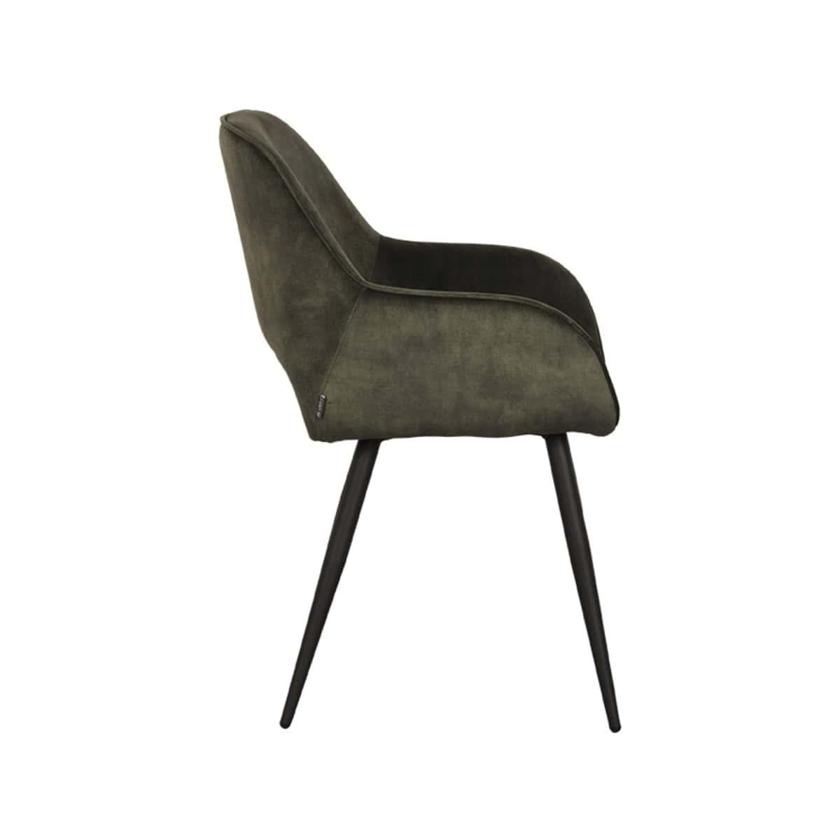 LABEL51 Eetkamerstoel Fer - Hunter - Velours - Afbeelding 3