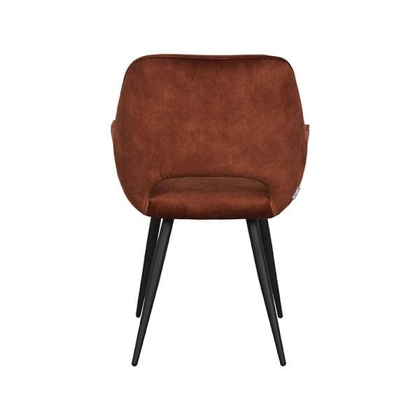 LABEL51 Eetkamerstoel Fer - Rust - Velours - Afbeelding 4