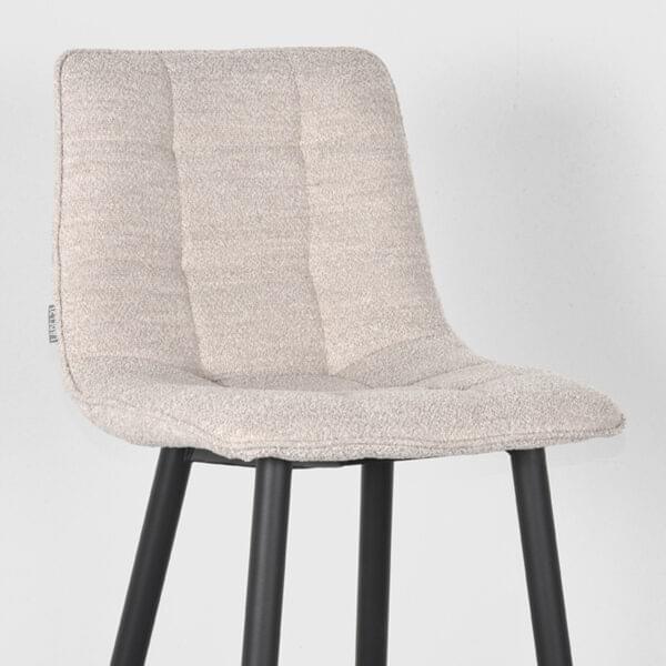 LABEL51 Barkruk Jelt - Naturel - Boucle - Zithoogte 78 - Afbeelding 5