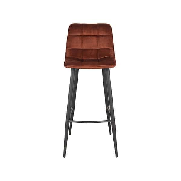 LABEL51 Barkruk Jelt - Rust - Velours - Afbeelding 3