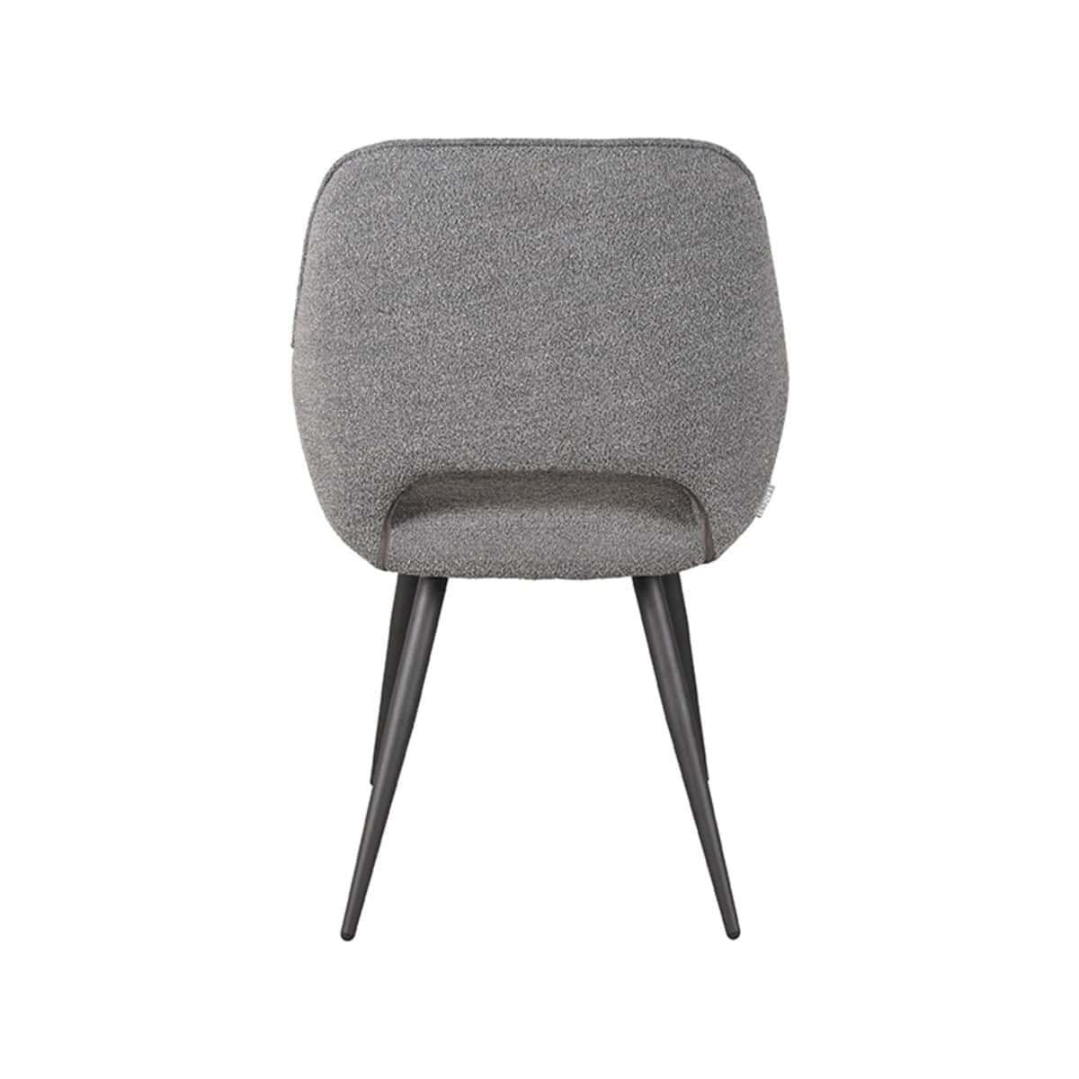 LABEL51 Eetkamerstoel Fer - Grijs - Stof - Afbeelding 4
