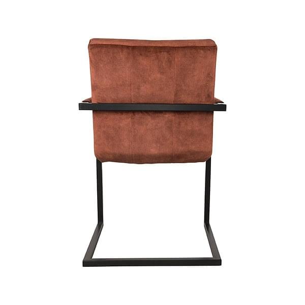 LABEL51 Eetkamerstoel Milo - Rust - Velours - Afbeelding 4