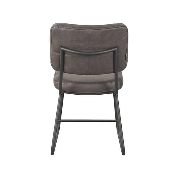 LABEL51 Eetkamerstoel Noah - Antraciet - Micro Suede - Afbeelding 4