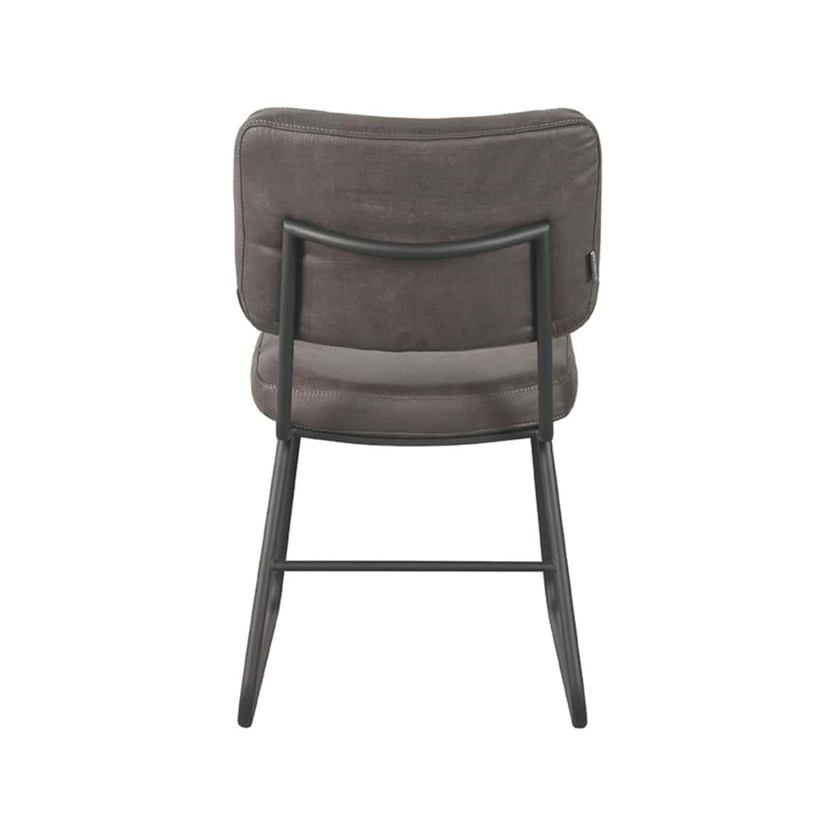 LABEL51 Eetkamerstoel Noah - Antraciet - Micro Suede - Afbeelding 4