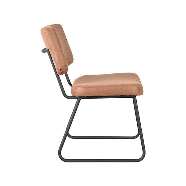 LABEL51 Eetkamerstoel Noah - Cognac - Micro Suede - Afbeelding 3