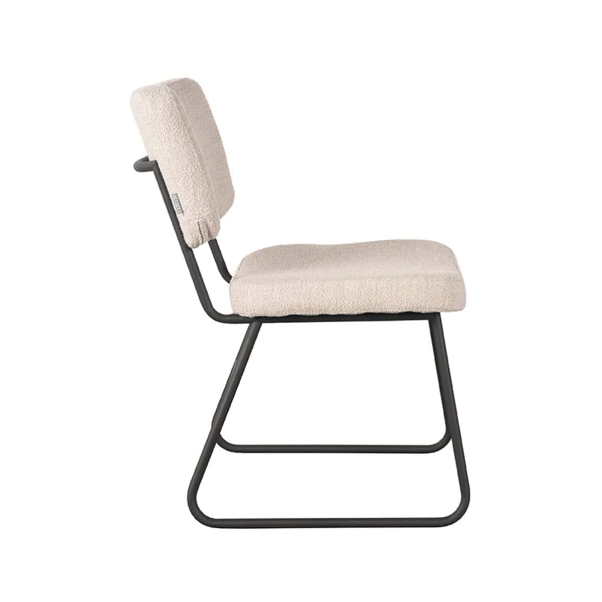 LABEL51 Eetkamerstoel Noah - Naturel - Boucle - Afbeelding 3