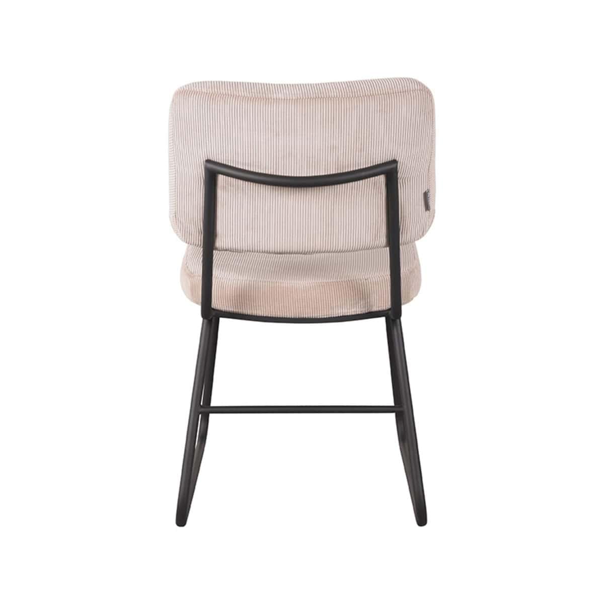 LABEL51 Eetkamerstoel Noah - Naturel - Ribcord - Afbeelding 4