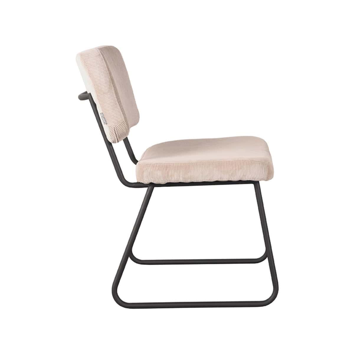 LABEL51 Eetkamerstoel Noah - Naturel - Ribcord - Afbeelding 3