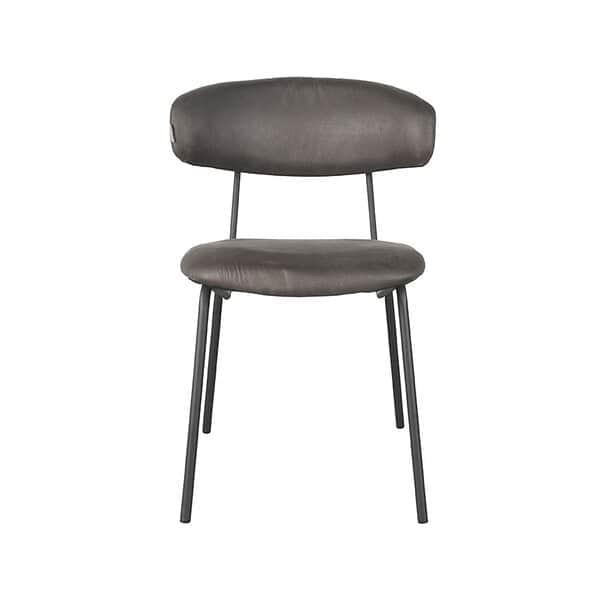 LABEL51 Eetkamerstoel Zack - Antraciet - Micro Suede - Afbeelding 2