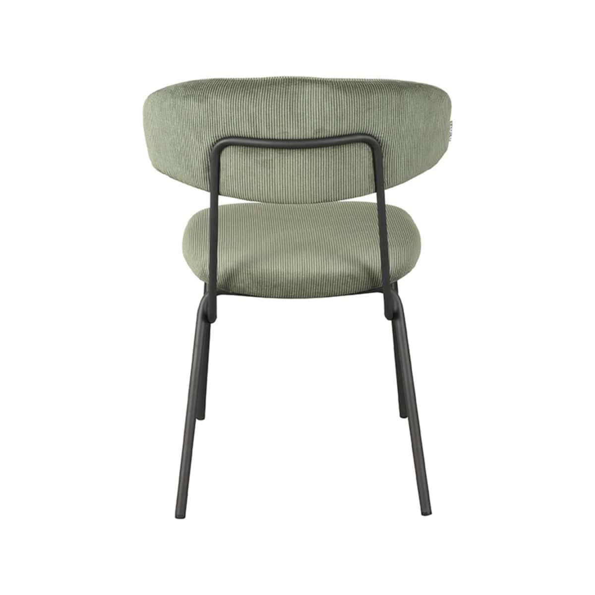 LABEL51 Eetkamerstoel Zack - Forest - Ribcord - Afbeelding 4