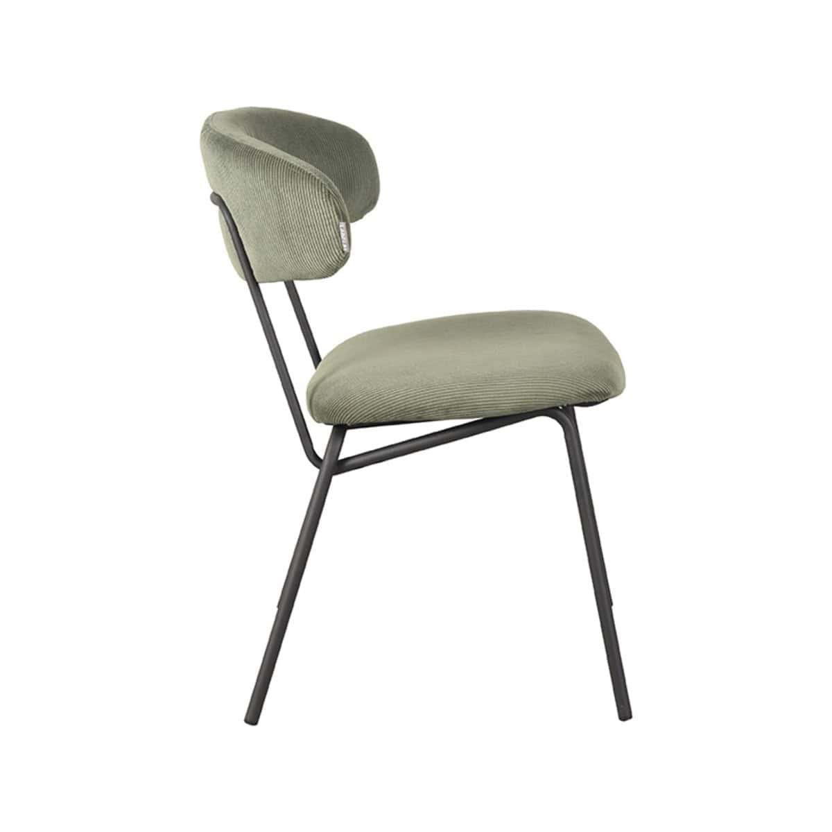 LABEL51 Eetkamerstoel Zack - Forest - Ribcord - Afbeelding 3