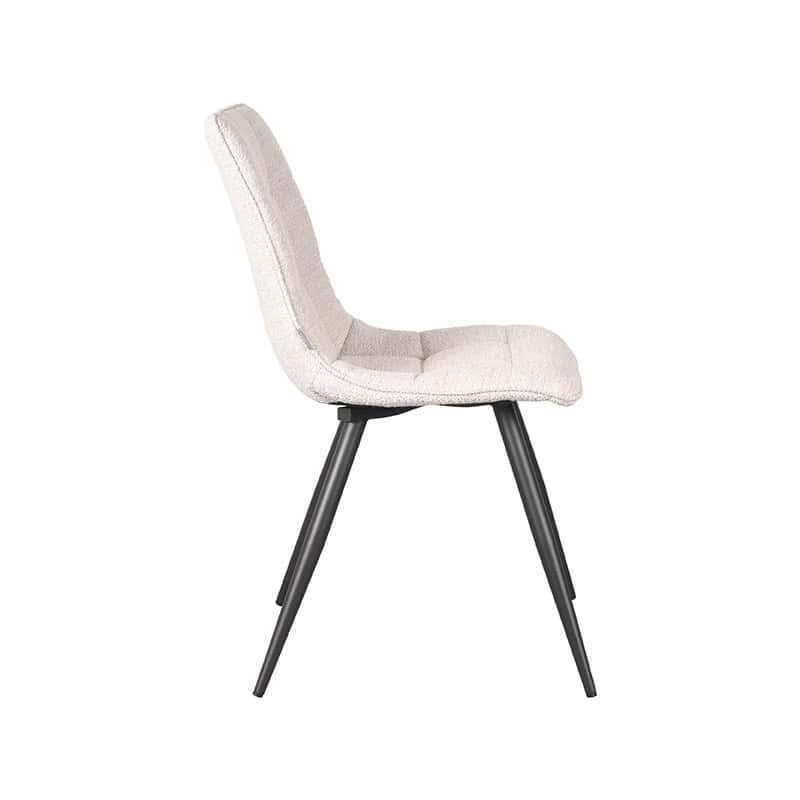 LABEL51 Eetkamerstoel Jelt - Naturel - Stof - Afbeelding 3