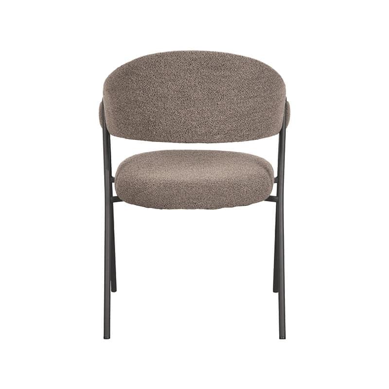 LABEL51 Eetkamerstoel Lowen - Bruin - Boucle - Afbeelding 4