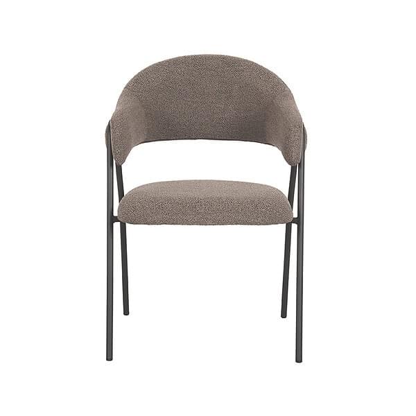 LABEL51 Eetkamerstoel Lowen - Bruin - Boucle - Afbeelding 2
