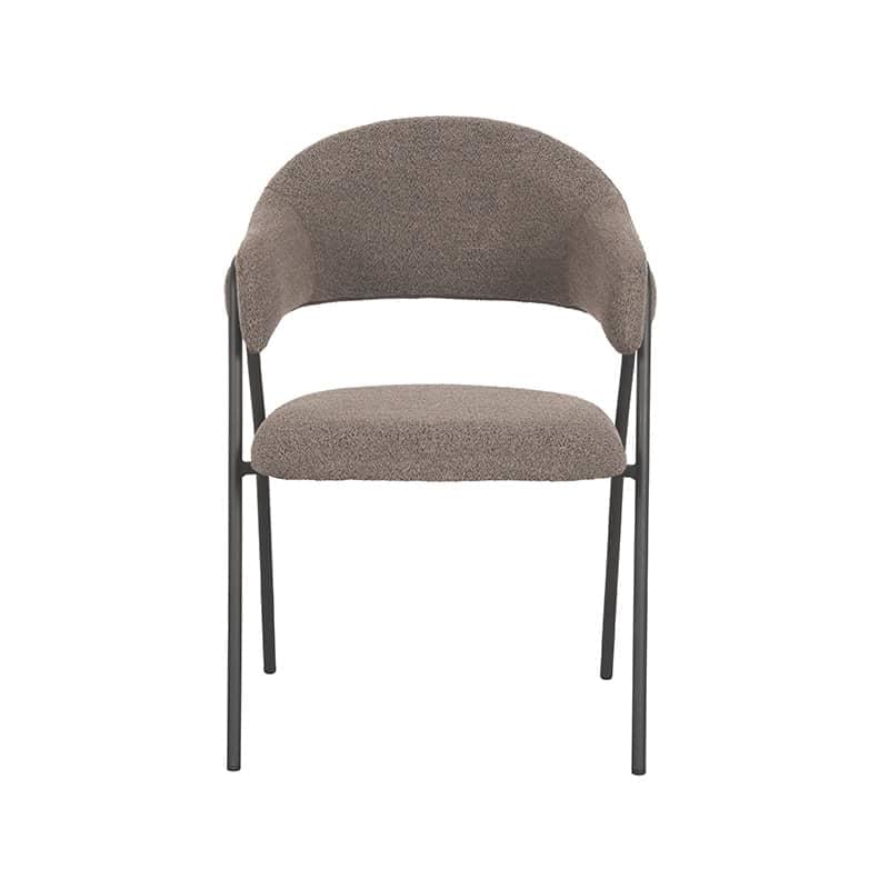 LABEL51 Eetkamerstoel Lowen - Bruin - Boucle - Afbeelding 2