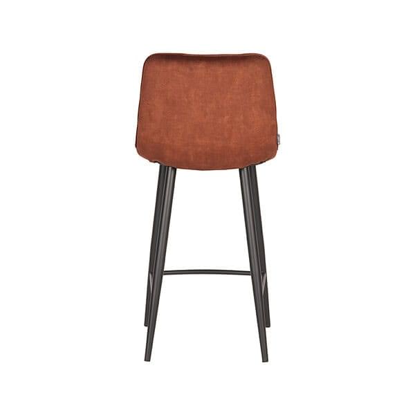 LABEL51 Barkruk Jelt 45x48x94 cm - Rust - Velours - Afbeelding 5