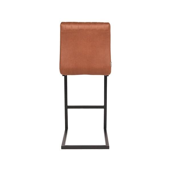LABEL51 Barkruk Milo - Cognac - Microfiber - Afbeelding 5