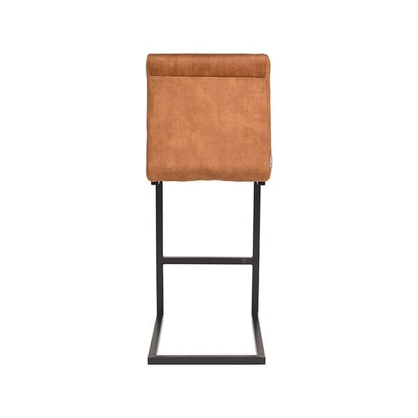 LABEL51 Barkruk Milo - Oker - Velours - Afbeelding 5