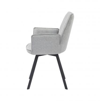 Eetkamerstoel Louise - Grey - Draaibaar